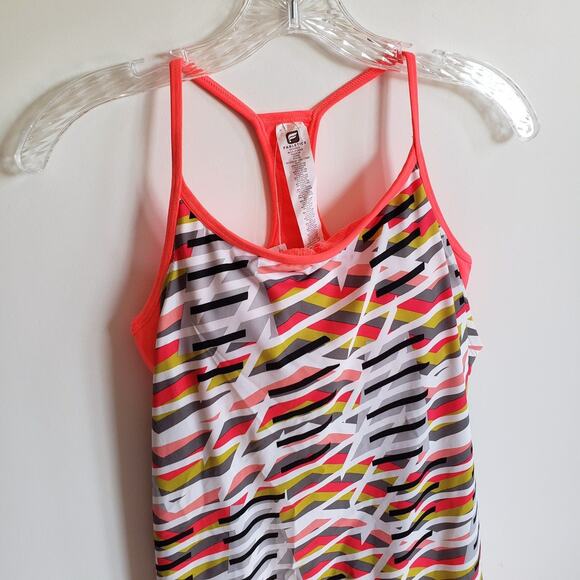 NWT Fabletics Neon Abstract Norwalk Tank - Picture 3 of 5